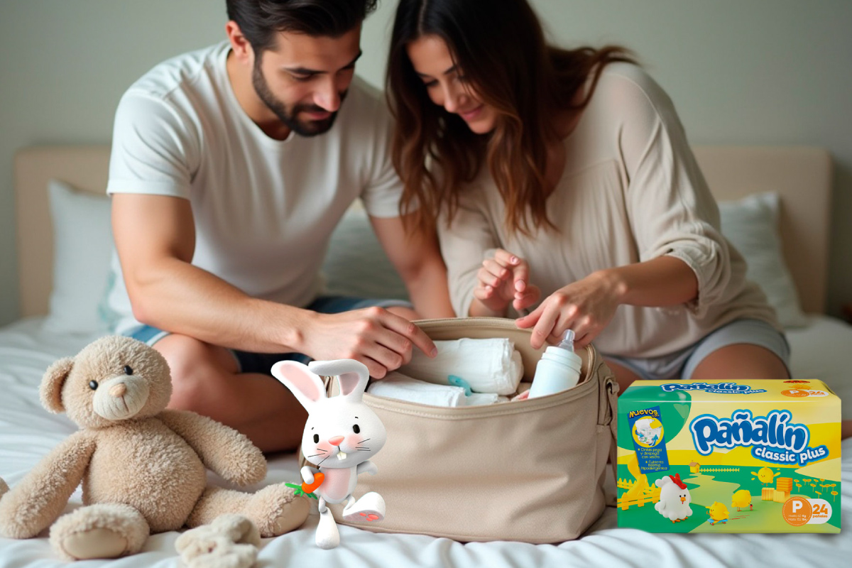 Los imprescindibles en tu pañalera: pañales Pañalín para mamá y papá en movimiento