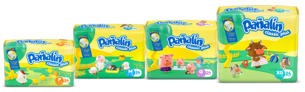 Productos Pañales Pañalin Classic Plus